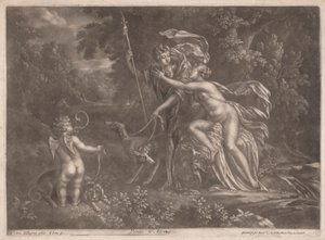 Venus ja Adonis tekijältä Bernard Lens