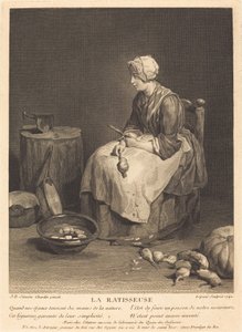 Harava tekijältä Bernard Lépicié after Jean Siméon Chardin