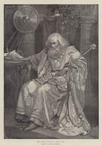 Henry Irving kuningas Learina tekijältä Bernard Partridge