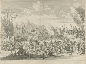 Ranskan julmuudet Bodegravenissa ja Zwammerdamissa, 1672 tekijältä Bernard Picart (workshop of)