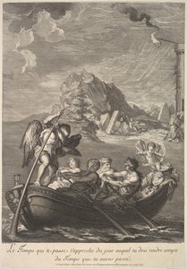 Ajan allegoria, 1690-1733. tekijältä Bernard Picart