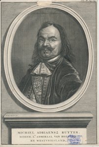 Michiel de Ruyter 1607-1676 Perintökeskus Rozet 300 191 d 2 A-51 tekijältä Bernard Picart