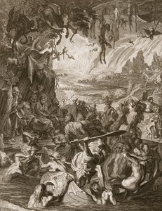 Helvetin kohtaus, 1731 tekijältä Bernard Picart