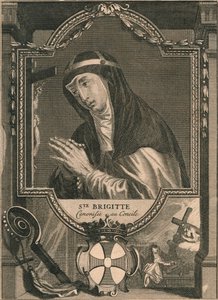Ste. Brigitte, 1713. tekijältä Bernard Picart