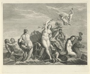 Triomf van Galatea tekijältä Bernard Picart