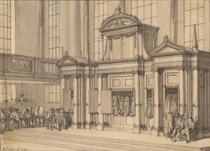 Lain ilo Amsterdamin portugalilaisessa synagogassa tekijältä Bernard Picart