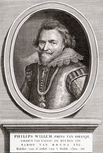 muotokuva Philip Williamista, Orangen prinssistä (1554-1618) tekijältä Bernard Picart