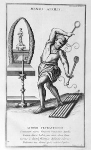 Edustus huhtikuulta 1757.