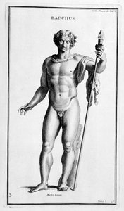 Bacchus, roomalaisen patsaan jälkeen, 1757