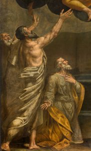 Apse, Bernardino Gattin alttaritaulu nimeltä Il Sojaro, Giovanni Battista Trottin täydentämä IL Malosso, Neitsyt taivaaseenas
