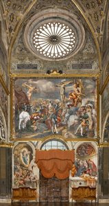 Counterfaccata, IL Pordenone, ristiinnaulitseminen 1520-21, laskeuma 1522, Bernardino Gatti, ylösnousemus 1529