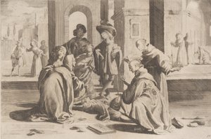 Jakso 25: Roomassa Saint Bernardino parantaa sairaan nuoren miehen, jakso 26: Saint Bern..., 1610-39.