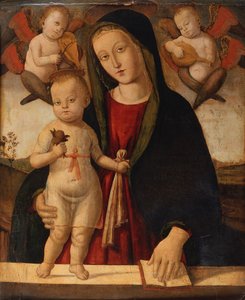 Madonna ja lapsi (öljy kankaalle)
