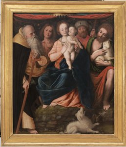 Madonna ja lapsi pyhien Anthony Abbotin, Sebastianin, Roccon ja Johannes Kastajan kanssa, 1534