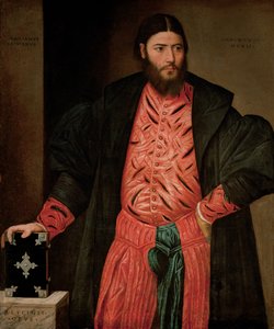 Muotokuva Ottaviano Grimanista, San Marcon prokuraattorista. tekijältä Bernardino Licinio