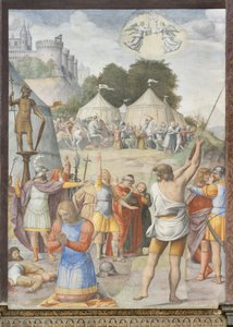 Pyhän Mauricuksen marttyyrikuolema tekijältä Bernardino Luini
