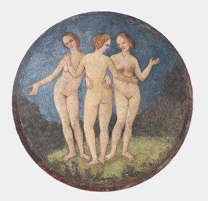 Kolme armoa, n. 1509. tekijältä Bernardino Pinturicchio