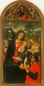 Bernardino Pinturicchio (noin 1452-1513), öljy paneelille