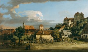 Pirna: Obertor etelästä, 1750-luvun puoliväli. tekijältä Bernardo Bellotto