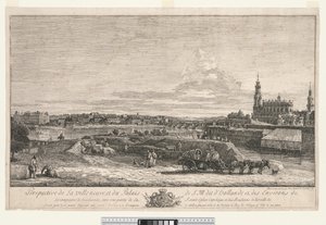 Näkymä Dresdenistä tekijältä Bernardo Bellotto