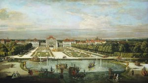 Nymphenburgin palatsi, München tekijältä Bernardo Bellotto and Workshop
