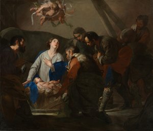 Adoració dels pastors finlandesos tekijältä Bernardo Cavallino