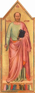 Pyhä Paavali ja palvojien ryhmä, 1333. tekijältä Bernardo Daddi