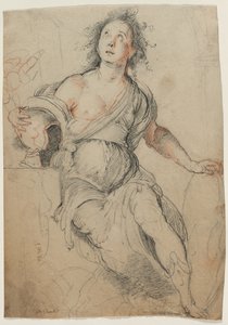 Allegorinen hahmo, n. 1635. tekijältä Bernardo Strozzi