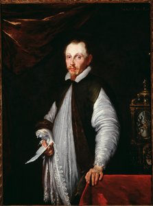 Kardinaali Ottaviano Raggin muotokuva (öljy kankaalle tekijältä Bernardo Strozzi