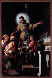 Pyhän Didacus Alcalalaisen muotokuva (öljy kankaalle tekijältä Bernardo Strozzi