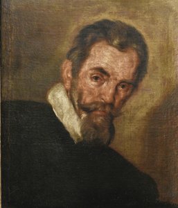 Säveltäjä Claudio Monteverdin muotokuva 1567-1643 tekijältä Bernardo Strozzi