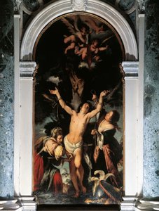 Pyhän naisen parantama St Sebastian, Bernardo Strozzi, öljy kankaalle tekijältä Bernardo Strozzi