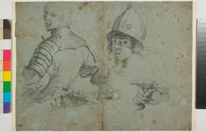 Tutkimus nuoresta miehestä haarniskassa tekijältä Bernardo Strozzi