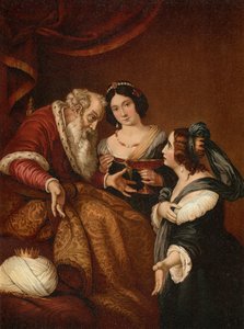 Ester anoo Ahasverukselta armoa tekijältä Bernardo after Strozzi