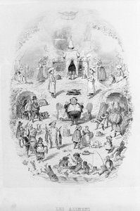 Ruoka: ruoanlaitto ja erilaiset ruoanvalmistustavat Brillatissa - Bertallin kuvittama Savarin. Pariisi 1840.