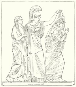 Minerva paljastaa Vicen tekijältä Bertel after Thorvaldsen