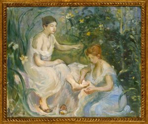 B.Morisot, Kylpylä / maalaus, 1894 tekijältä Berthe Morisot