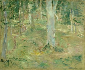 Compiègnen metsä, 1885. tekijältä Berthe Morisot