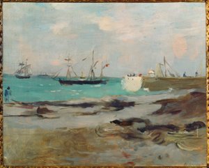 Hafeneinfahrt Boulognessa tekijältä Berthe Morisot