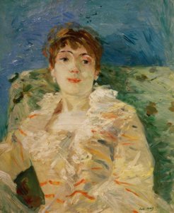 Nuori nainen sohvalla tekijältä Berthe Morisot