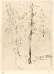 Järvi soutuveneellä, 18881890. tekijältä Berthe Morisot