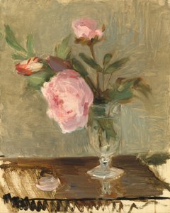 Pionit, c. 1869. tekijältä Berthe Morisot