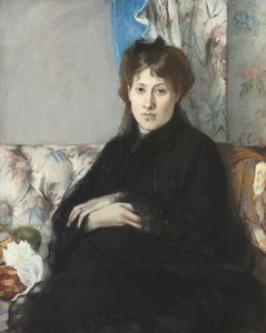 Madame Edma Pontillonin muotokuva, os. Morisot, 1871 tekijältä Berthe Morisot