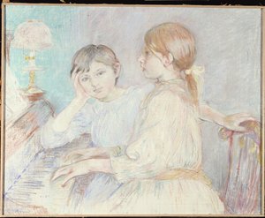 Piano, 1888 tekijältä Berthe Morisot