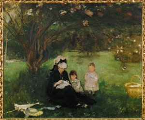 Maurecourtin syreenit (maalaus kankaalle) tekijältä Berthe Morisot