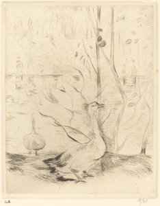 Kävele Boulougne Woodissa tekijältä Berthe Morisot