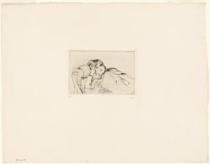 Nuori nainen levossa tekijältä Berthe Morisot