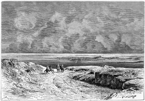Nafta ja Shott-el-Jerid, 1890 tekijältä Auguste Bertrand