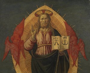 Isä Jumala siunauksen asenteessa, n. 1480 tekijältä Biagio dAntonio
