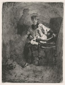 Istuva Akolyytti, n. 1872.